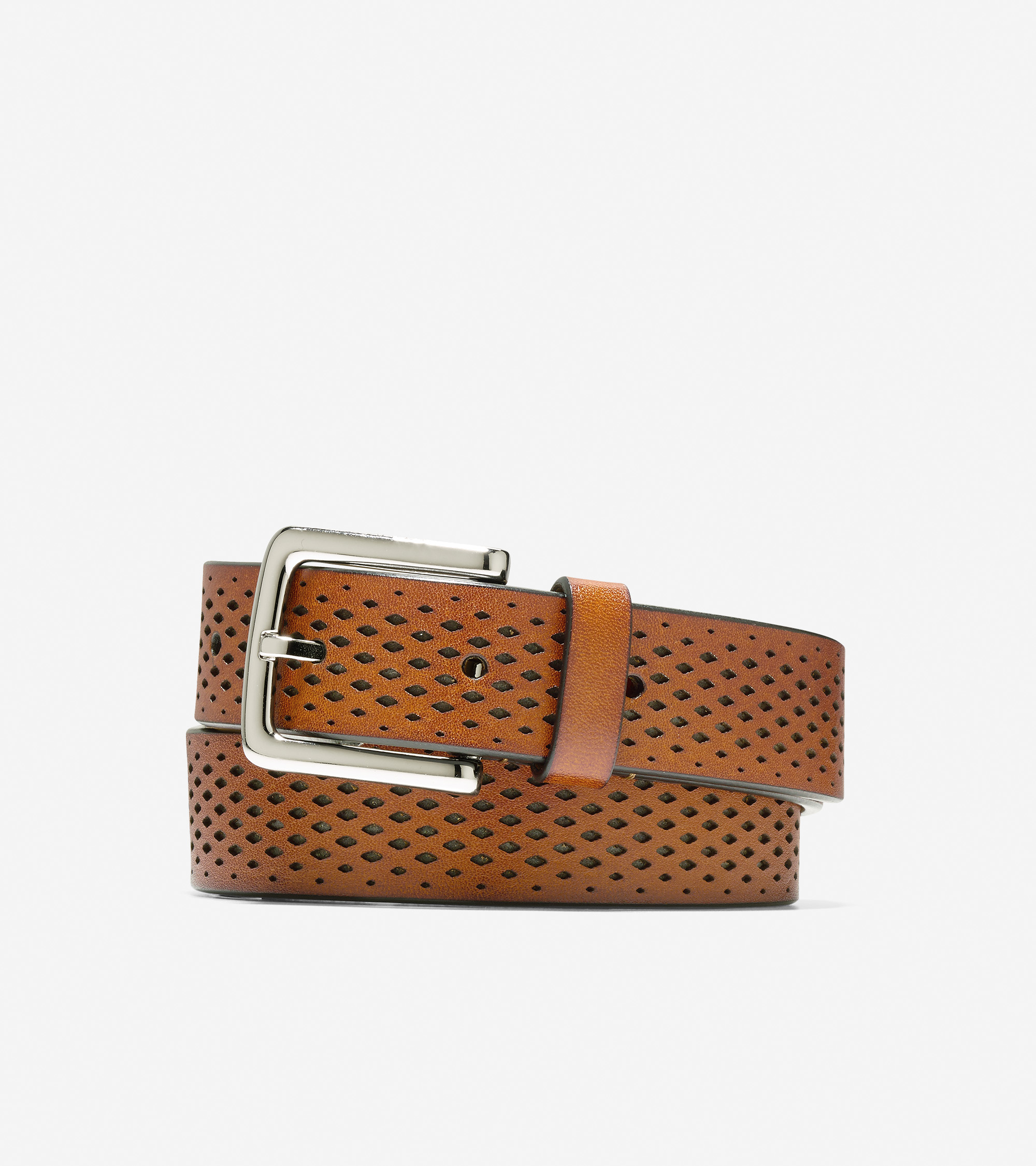 Cole haan british tan clearance belt